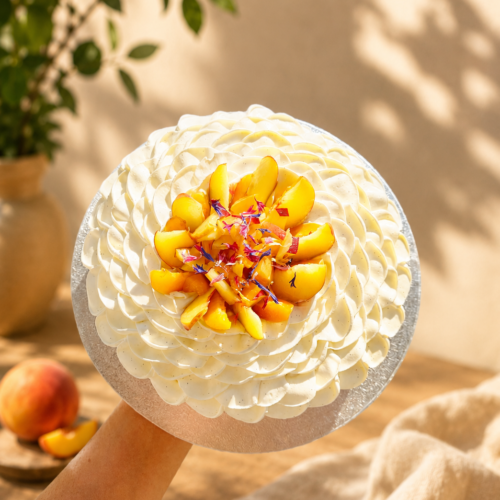 Entremet du mois d'Août: Abricots/pêches