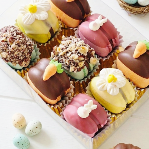 Ecrin 9 macarons - Collection Enchantée de Pâques