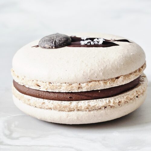 Macaron Tartelette Chocolat/fleur de sel