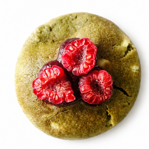Cookie Matcha ~ Framboise / 70 grammes