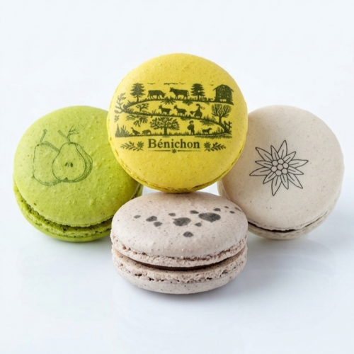 Collection Bénichon - Ecrin 4 macarons